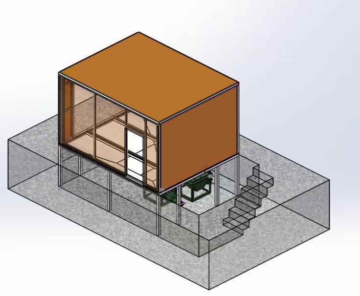 液體濕式噴砂房，水噴砂房
